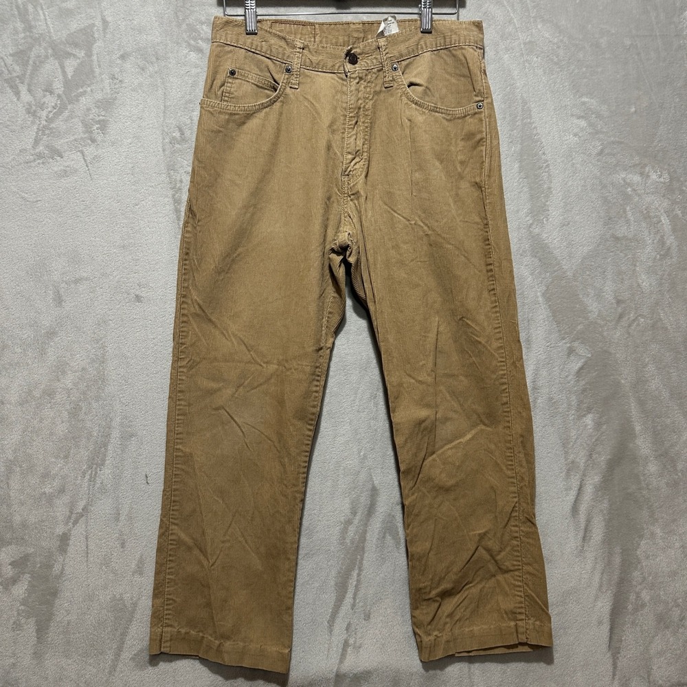 Vintage Levis 505 Orange Tab Mens 32 Corduroy Straight Leg Pants Khaki Brownge